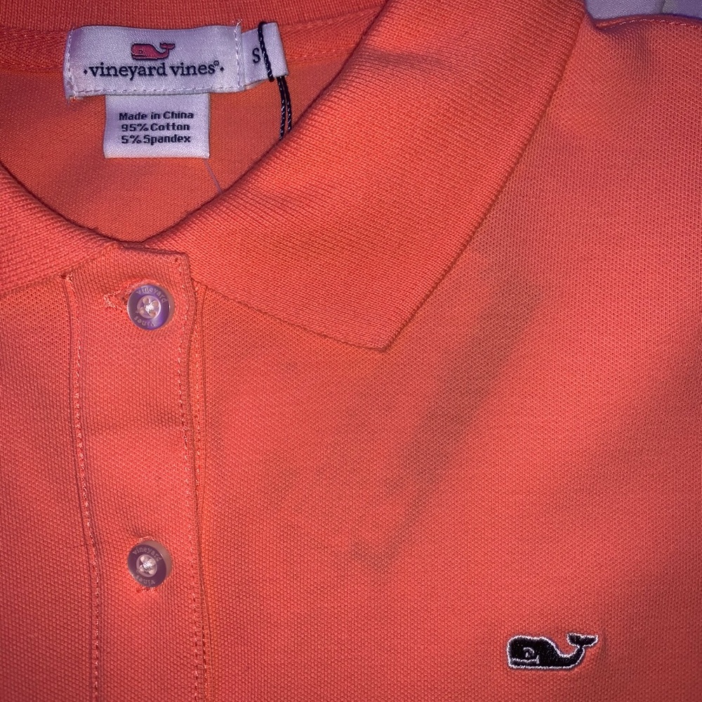 🧡❗️Orange classic vineyard vines polo❗️🧡